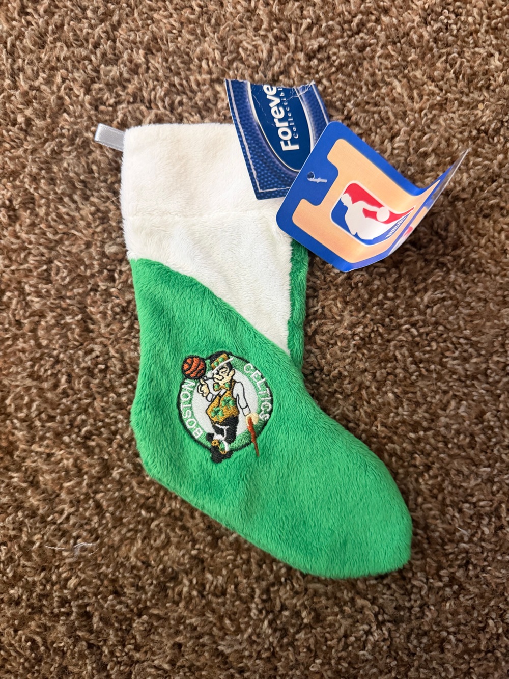 NBA Boston Celtics Plush Holiday Mini Stocking